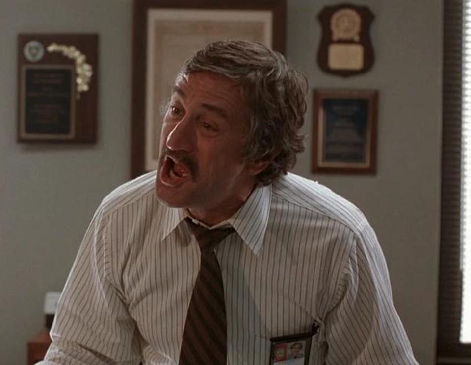 Robert De Niro yelling