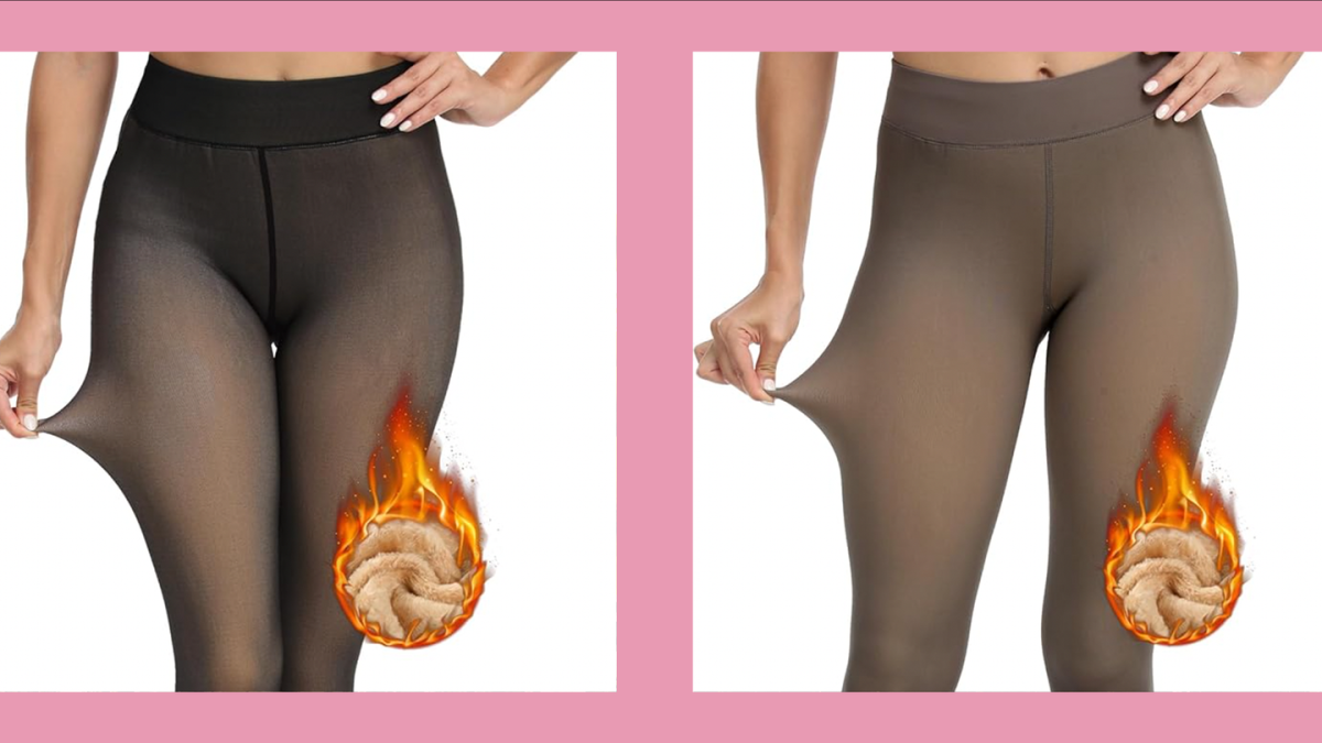 Styling Our Viral Thermal Fleece Lined Tights Exclusive To Our