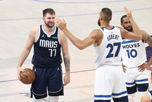 NBA playoffs: Luka Dončić, Mavericks power past Anthony Edwards to take a 3-0  lead over Timberwolves - Yahoo Sports