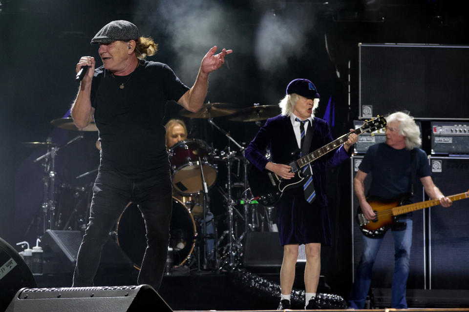 AC/DC on stage at Power Trip