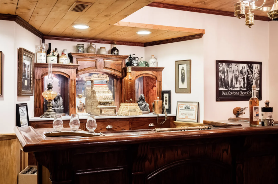 The saloon-style bar in South Jordan, Utah.