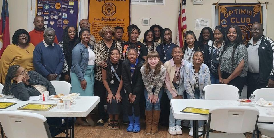 The Wrens North Jefferson County Optimist Club recognizes the talent and dedication of the state champion Jefferson County Middle School Cheerleading team.