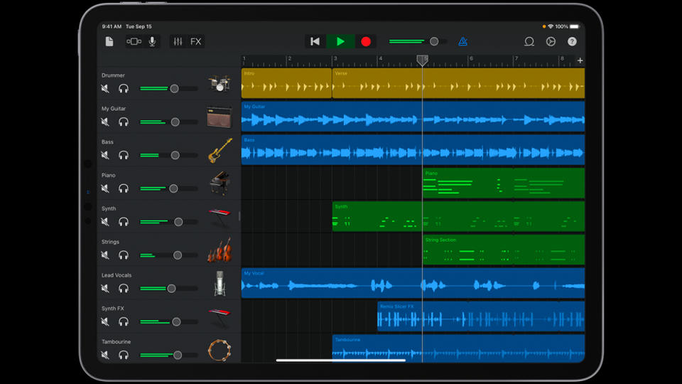 Apple GarageBand for iOS