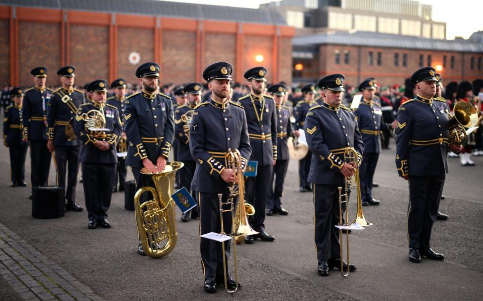 Members of the Armed Forces returning to Victoria Barracks - Leon Neal/Getty Images