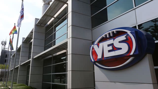 The AFL's 'YES' logo. Image: Getty