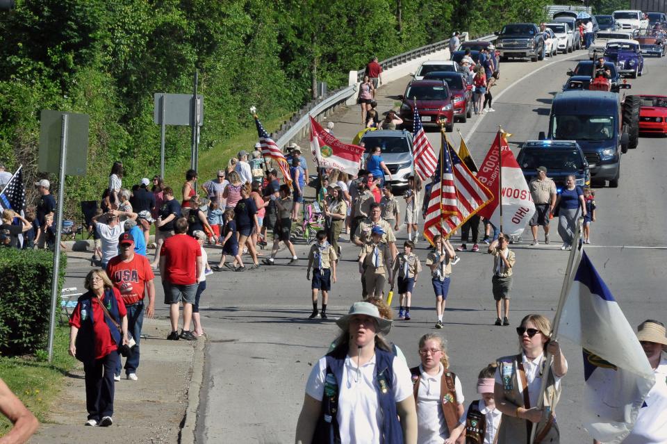 Hundreds lined city streets Monday for Wooster's Memorial Day parade.
