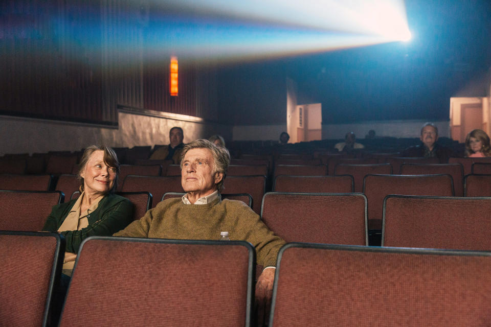 Sissy Spacek and Robert Redford in "The Old Man & the Gun"