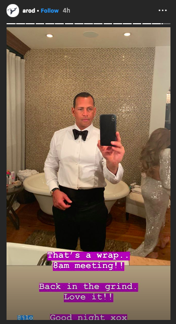 Screenshot: A-Rod via Instagram