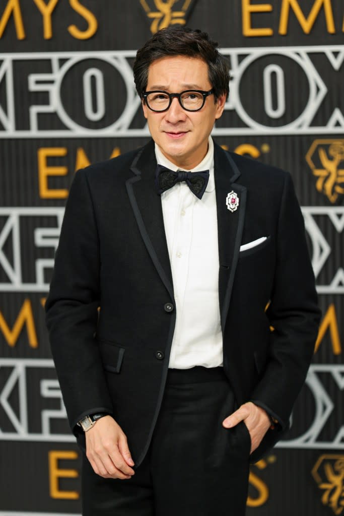 Ke Huy Quan attends the 75th Primetime Emmy Awards at Peacock Theater on January 15, 2024 in Los Angeles, California.