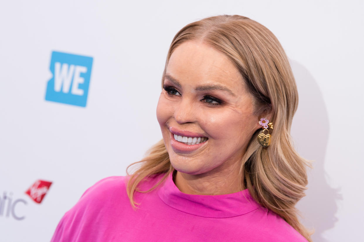 LONDON, ENGLAND - MARCH 07:  Katie Piper attends 'We Day UK' at Wembley Arena on March 7, 2018 in London, England.  (Photo by Jeff Spicer/Getty Images)