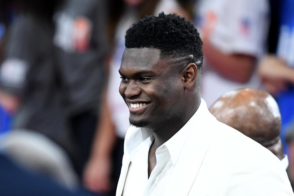 The Pelicans aren't having any part of another franchise — even from the NFL — vying for the attention of Zion Williamson. (Getty)