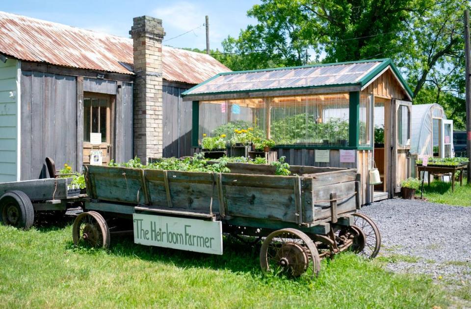 The Heirloom Farmer offers plants, vegetables, honey and more at their farm stand.