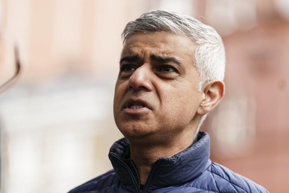 Sadiq Khan, Mayor of London (PA)