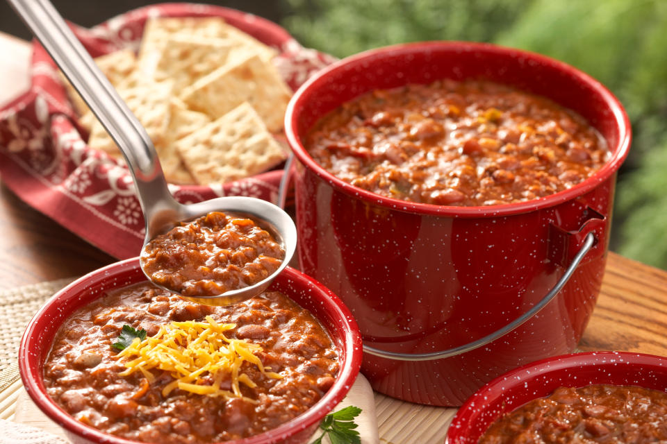 There are as many ways to make chili as there are people who searched for chili recipes in 2022. (Photo: Getty)