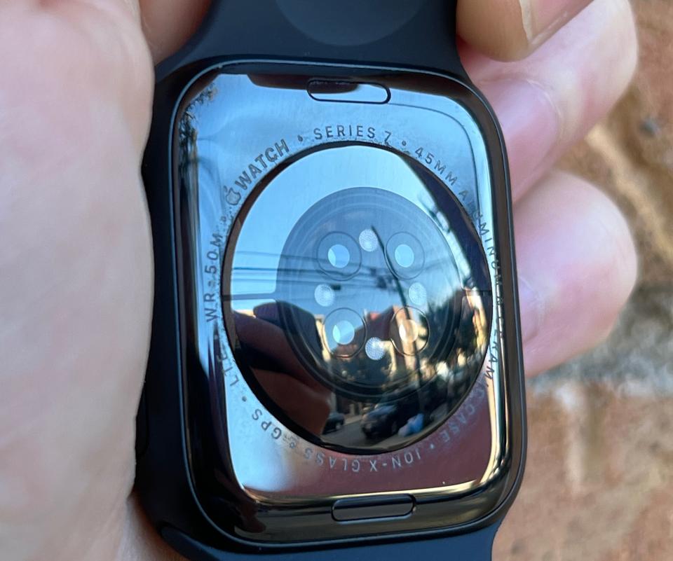 The Apple Watch Series 7 has a more durable front crystal and dust resistance. (Image: Howley)