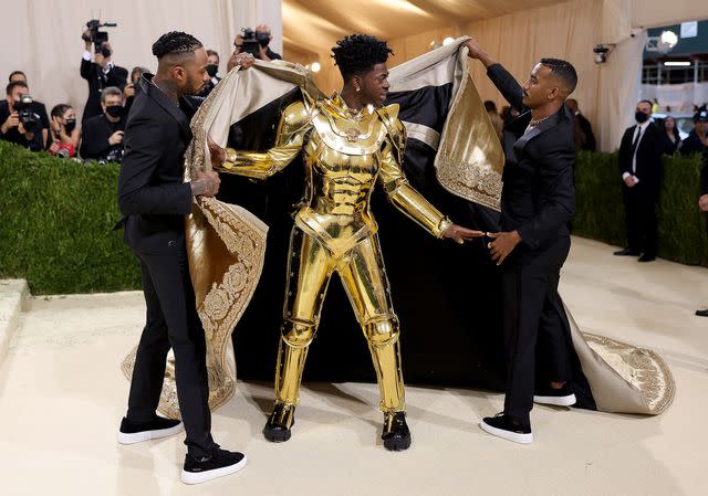 John Shearer/WireImage Lil Nas X at the Met Gala 2021