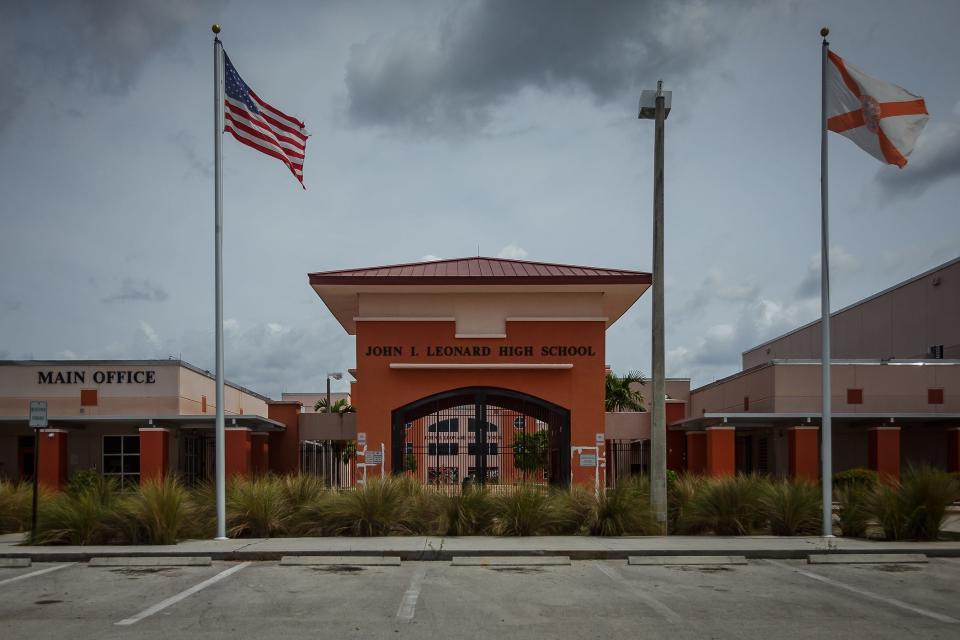 John I. Leonard High School in Greenacres.