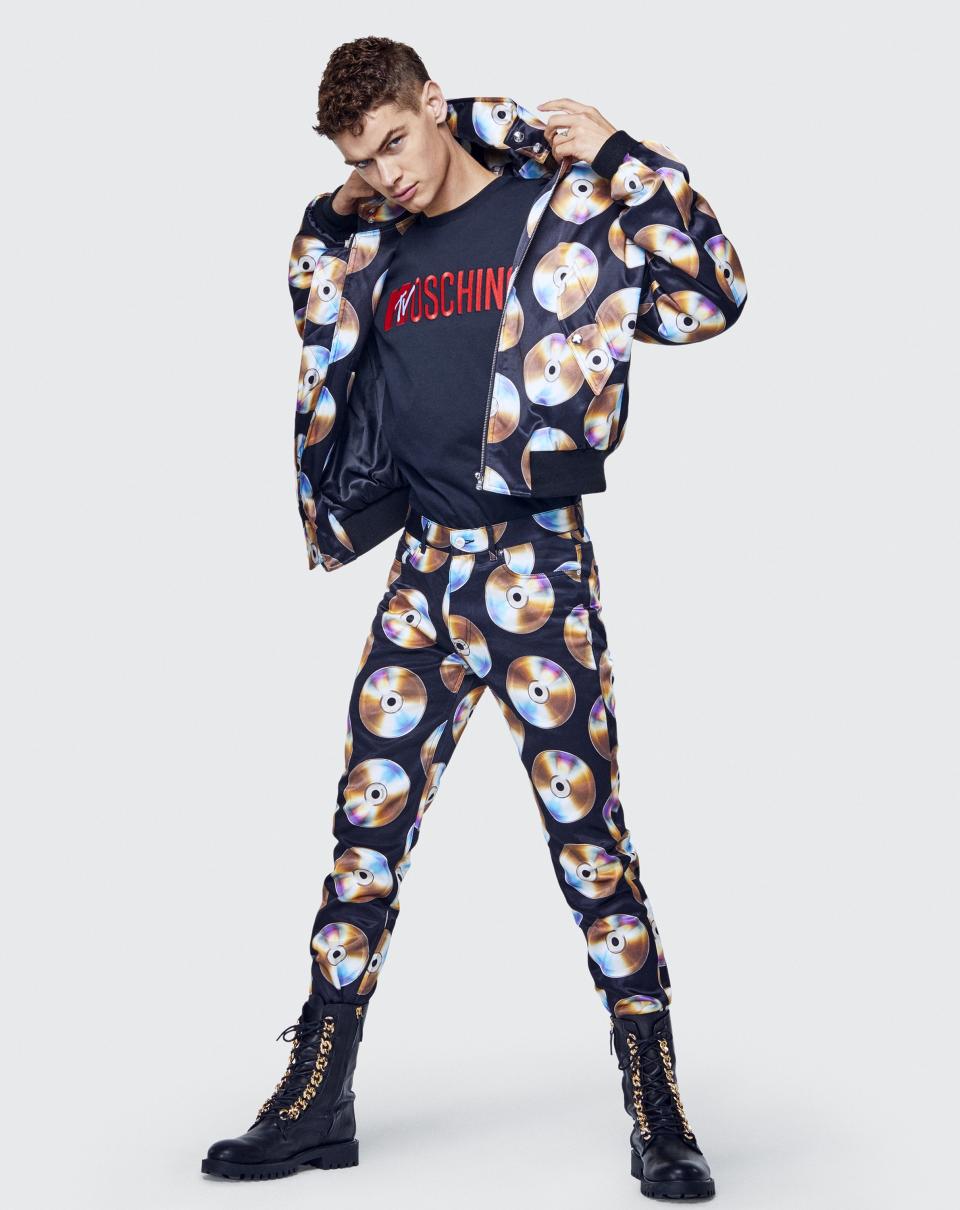 From Mickey Mouse sweaters to a condom-print T-shirt, this Moschino x H&M collaboration has everything.