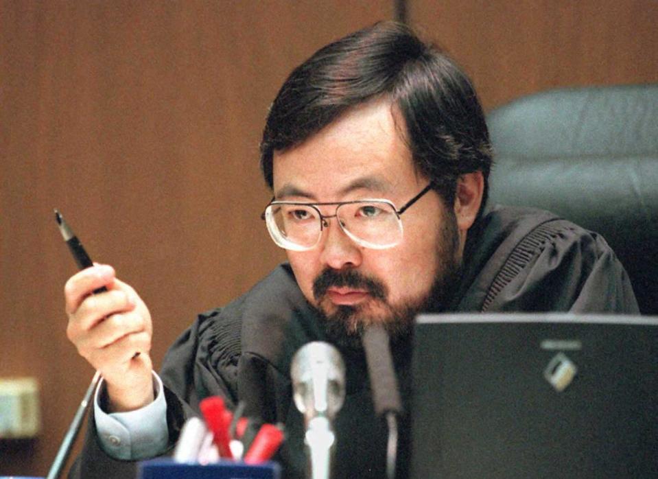 Judge Lance Ito presides over the morning court