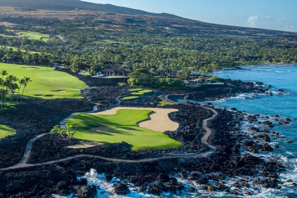 The golf course at Four Seasons Resort HualalaI