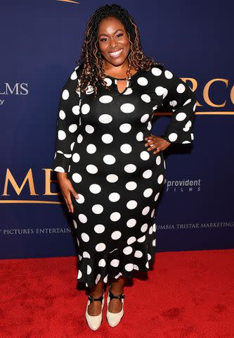 <p>Paras Griffin/Getty Images </p> Mandisa in Atlanta on August 2019