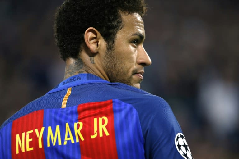 Barcelona's Brazilian forward Neymar pictured during the Champions League quarter-final first leg against Juventus on April 11, 2017