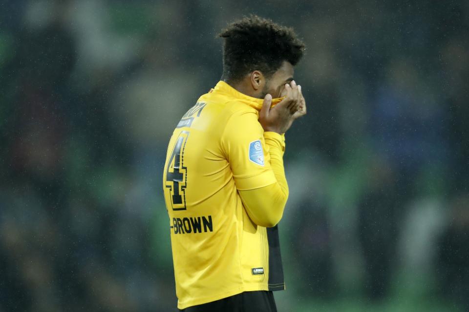 Erik Palmer-Brown made his first start of 2019, but the defender had a match to forget in NAC Breda’s 5-0 loss at Ajax. (Getty)