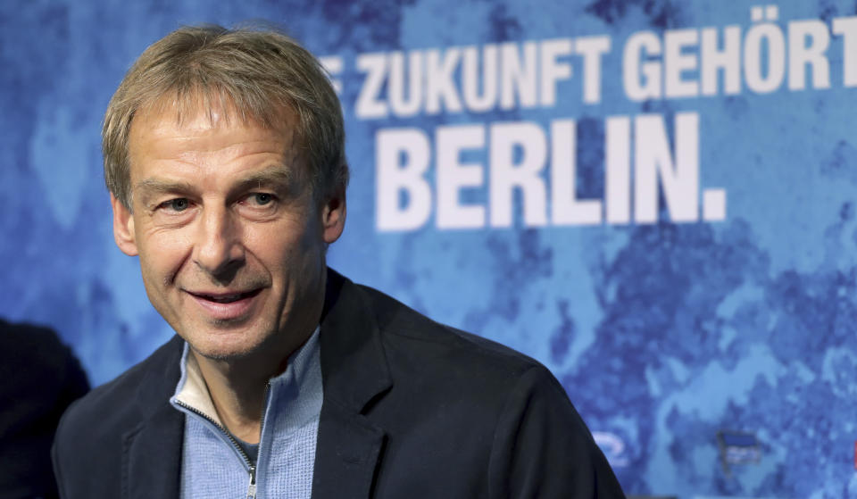 Jurgen Klinsmann needs to prove he can still coach in the Bundesliga. (AP Photo/Michael Sohn, file)