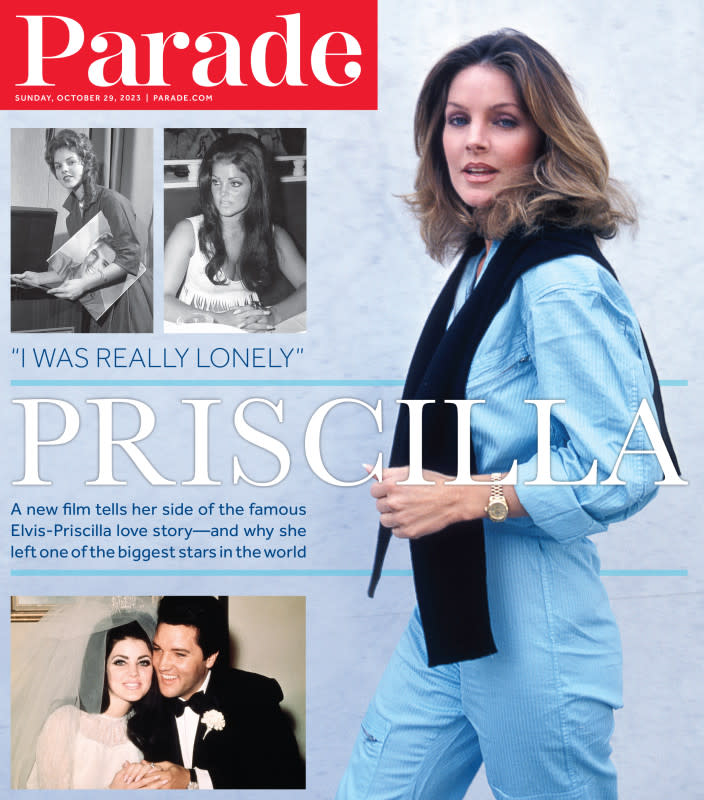 Prisiclla Presley Magazine Cover<p>Parade Magazine</p>
