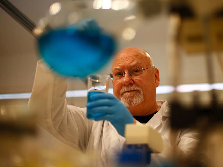 science laboratory Sir Ray Avery, a New Zealand pharmaceutical scientist