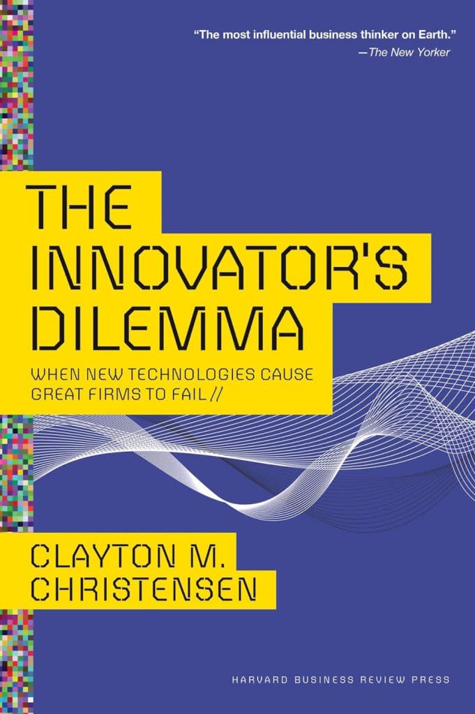 The 44-year-old takes inspiration from Clayton Christensen's 'The Innovator’s Dilemma.'