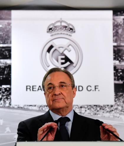 Florentino Perez has hired 11 managers during his two stints as Real Madrid president. (AFP Photo)
