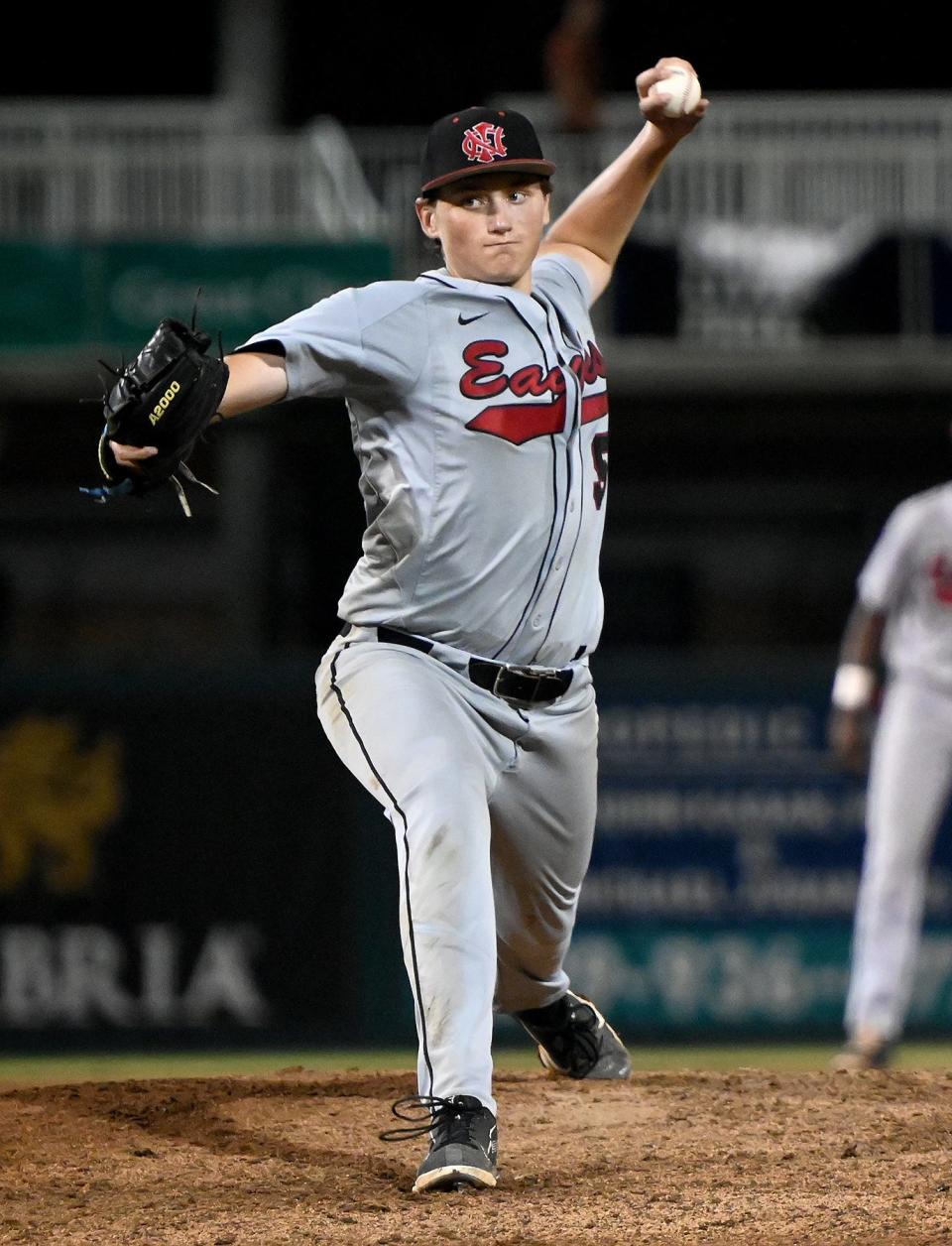 Miami Christian defeated North Florida Christian, 4-1, in the 2022 Class 2A baseball state championship game on May 24, 2022, at Hammond Stadium.