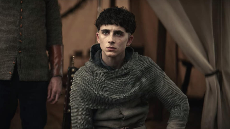 Timothée Chalamet As King Henry V - The King