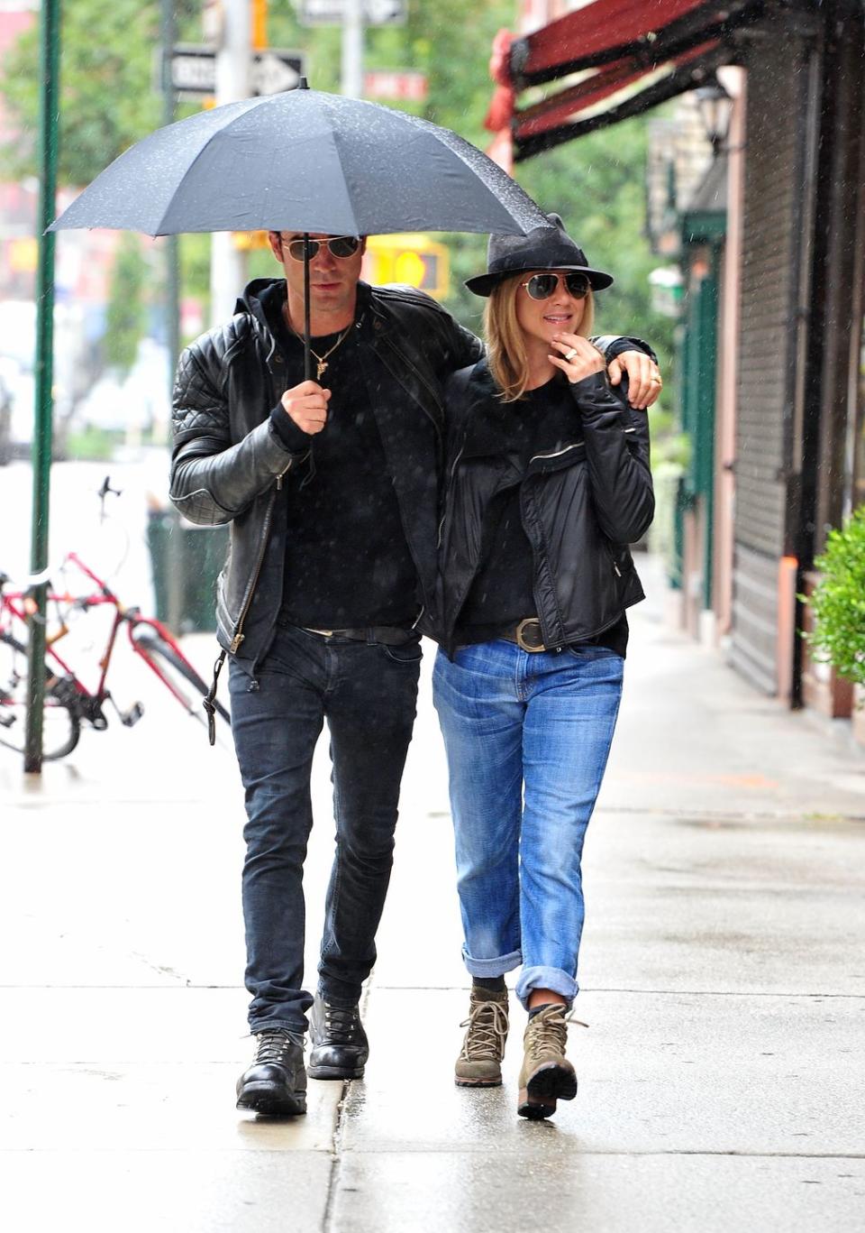 Justin Theroux and Jennifer Aniston