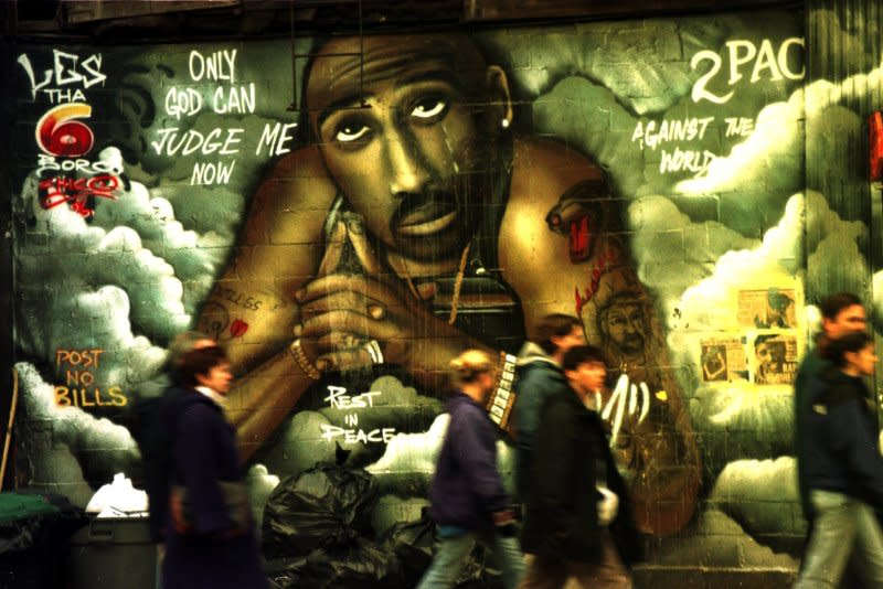 On September 13, 1996, rapper Tupac Shakur died in Los Angeles after he was shot in an ambush on September 7. File Photo by Ezio Petersen/UPI