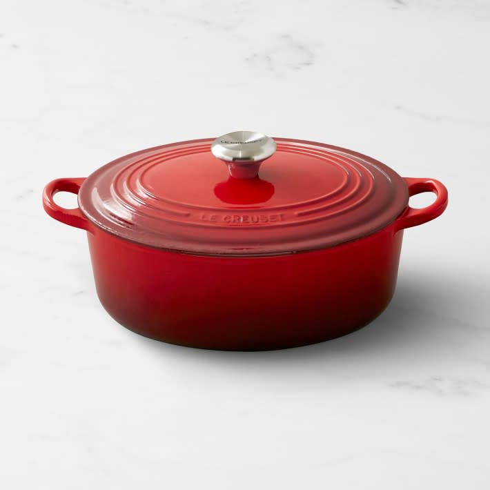 <p><a href="https://go.redirectingat.com?id=74968X1596630&url=https%3A%2F%2Fwww.williams-sonoma.com%2Fproducts%2Fle-creuset-signature-oval-dutch-oven_10&sref=https%3A%2F%2Fwww.esquire.com%2Flifestyle%2Fg41285851%2Fgifts-for-in-laws%2F" rel="nofollow noopener" target="_blank" data-ylk="slk:Shop Now;elm:context_link;itc:0;sec:content-canvas" class="link ">Shop Now</a></p><p>Enameled Cast Iron Dutch Oven</p><p>williams-sonoma.com</p><p>$460.00</p>