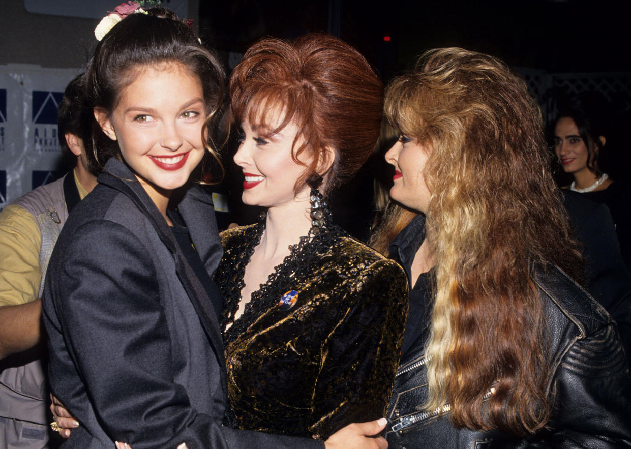 Ashley Judd, Naomi Judd and Wynonna Judd ca. 1992.