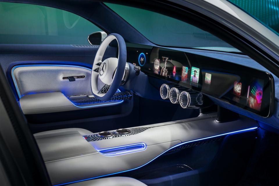 Mercedes-Benz Vision EQXX concept EV.