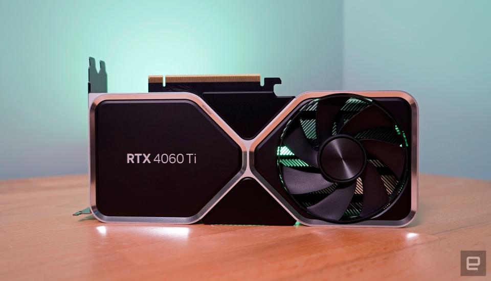 NVIDIA RTX 4060 Ti rear view