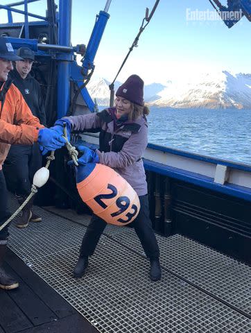 <p>Original Productions/Discovery Channel</p> Tossing the buoy was relatively easy compared to everything else I learned!