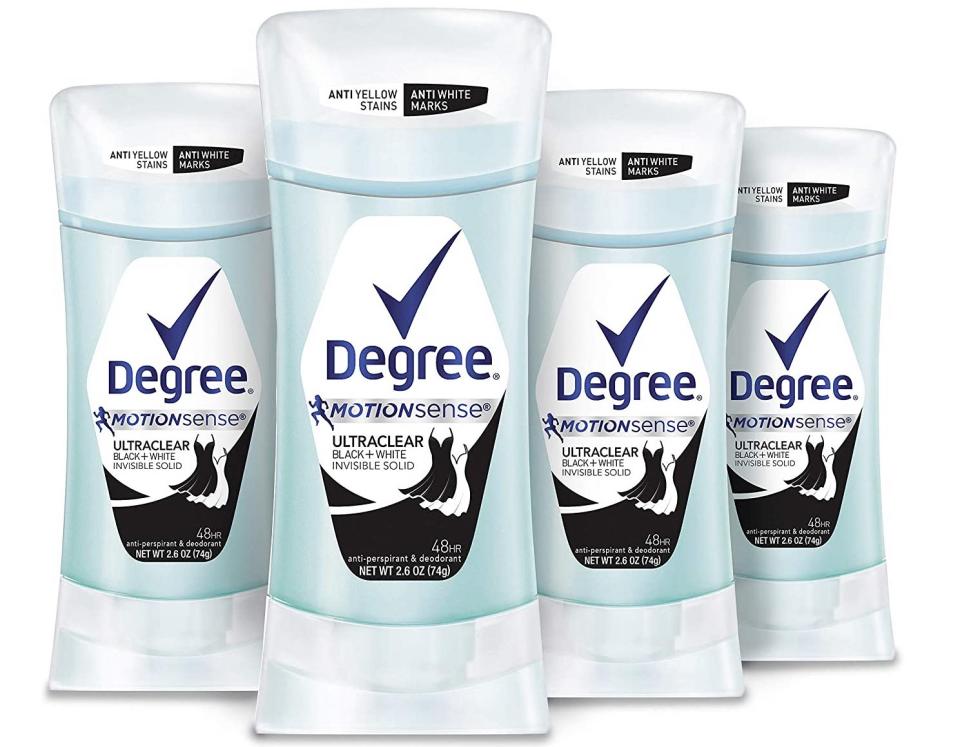 This deodorant won't leave stains on your clothes. (Photo: Amazon)