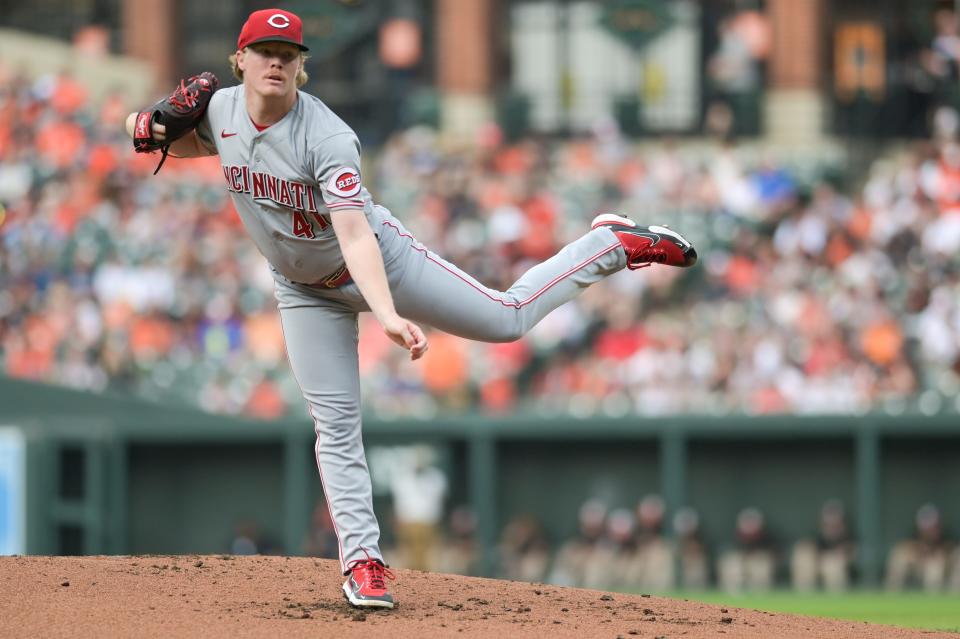 Andrew Abbott beat the Orioles Tuesday to improve to 3-0 after a Reds loss.