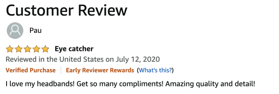 Amazon Customer Review