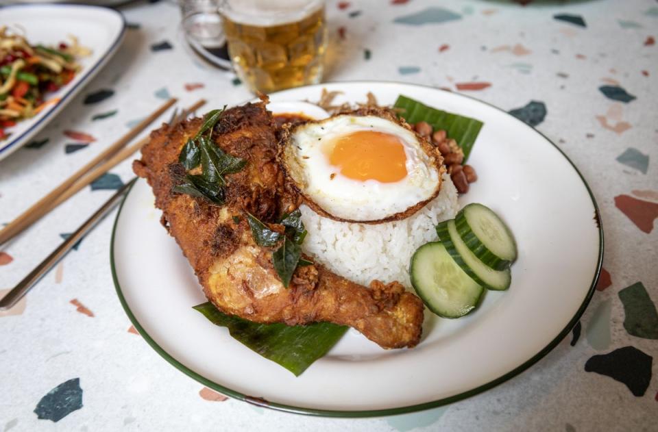 The nasi lemak (Adrian Lourie)