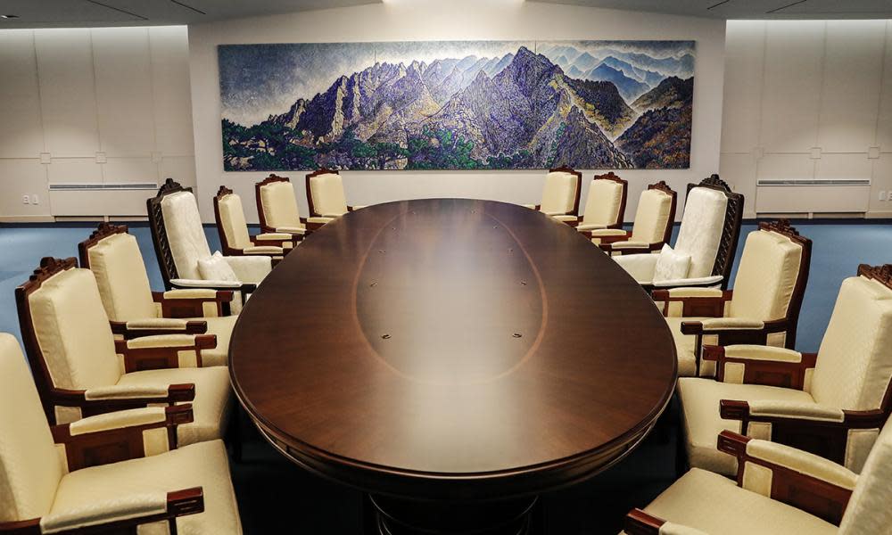 The meeting room of the House of Peace