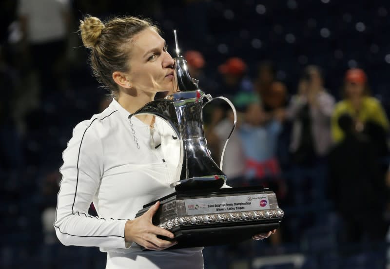 FILE PHOTO: WTA Premier 5 - Dubai Tennis Championships