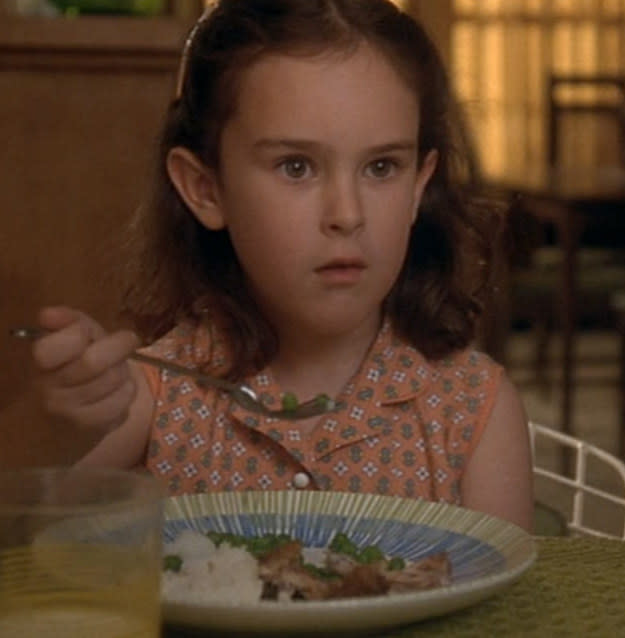 Rumer Willis en “Now and then” (1995): La hija de Demi Moore y Bruce Willis tuvo un temprano debut en la pantalla grande a los 7 años de edad en un filme en el que también aparecía su madre y otras niñas actrices precoces como Thora Birch, Christina Ricci y Gaby Hoffmann.