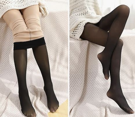 Keep your legs feeling toasty in the colder weather with these fleece-lined tights.