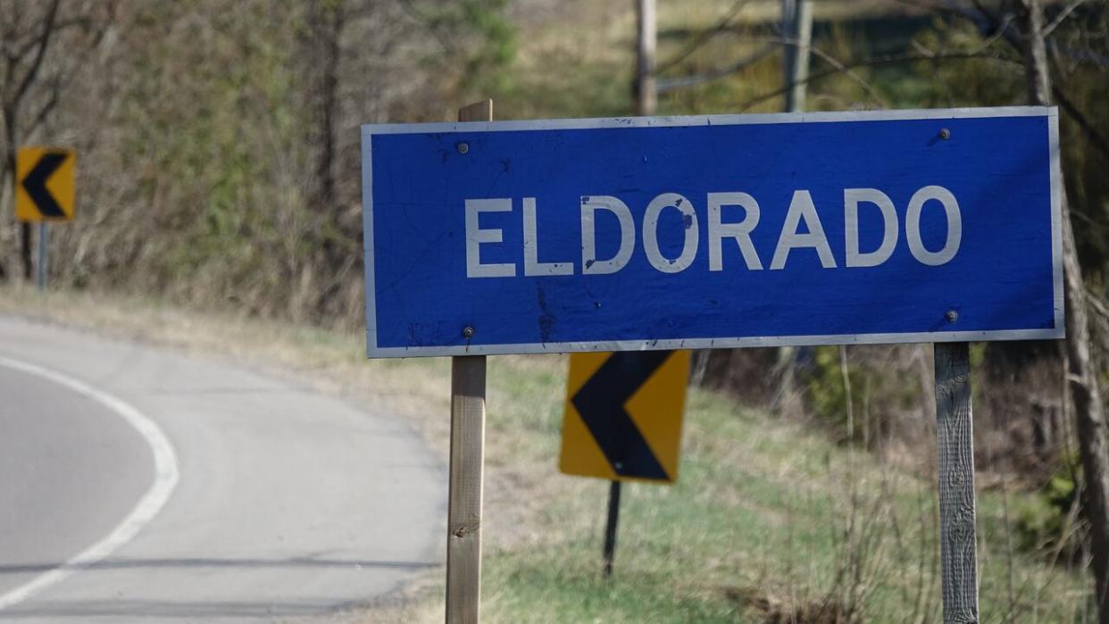 Ontario Provincial Police say a 36-year-old man from Tweed, Ont., took a taxi to nearby Eldorado on Wednesday night and then stabbed the driver before later stabbing two people at a home. The man faces three counts of attempted murder. (Dan Taekema/CBC - image credit)